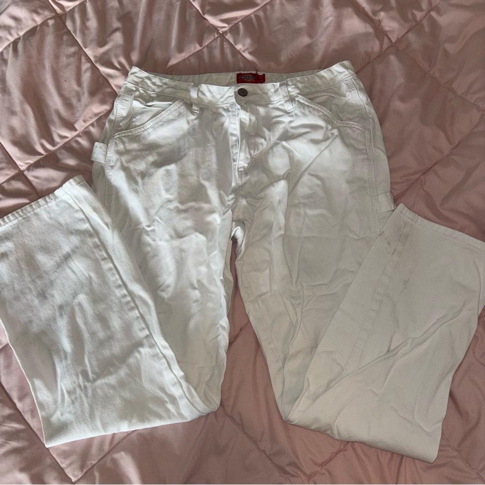 Dickies White Cargo Pants